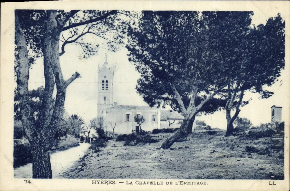 Hyères — A Capela do Ermitage — Imp. Levy Fils & Cie, Paris, n°74 - Frente