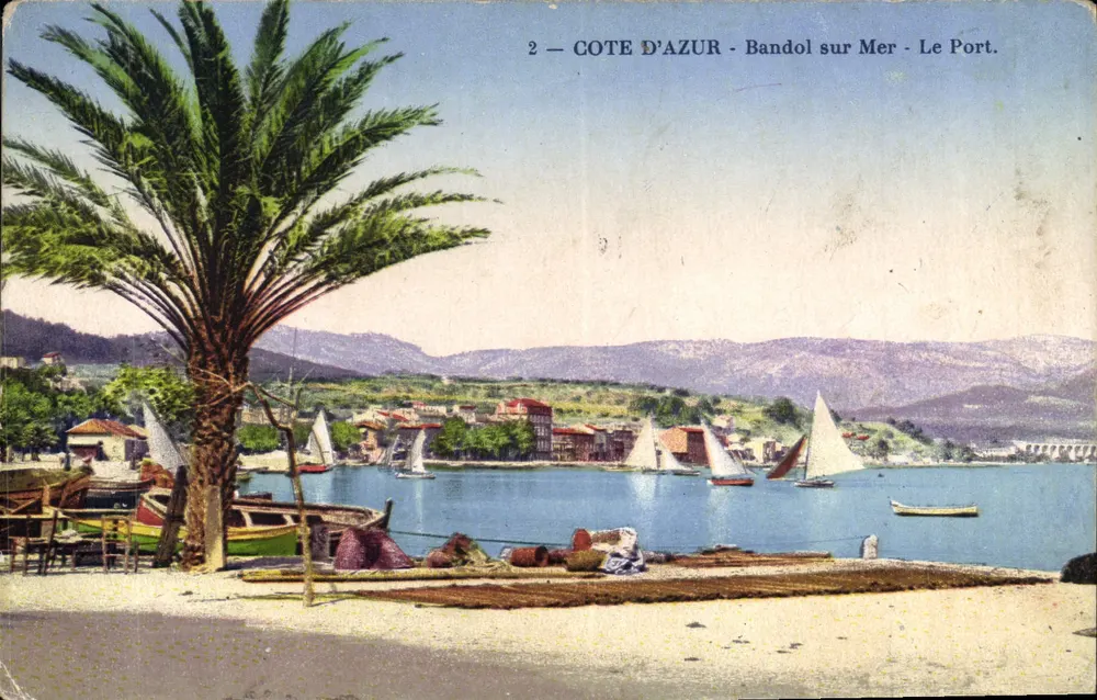 Bandol an der Küste — Der Hafen — Côte d'Azur — Verlag: E. Sudry - Foto. - Nr. 2 - Vorderseite