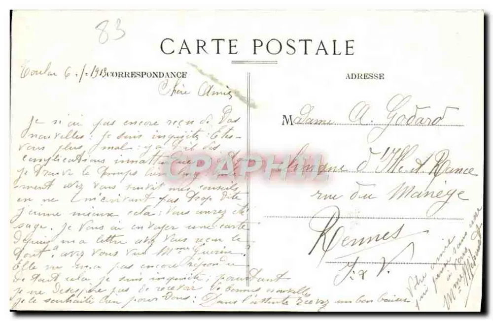 Toulon — Das Municipale Theater — B. C. n°108 - Rückseite