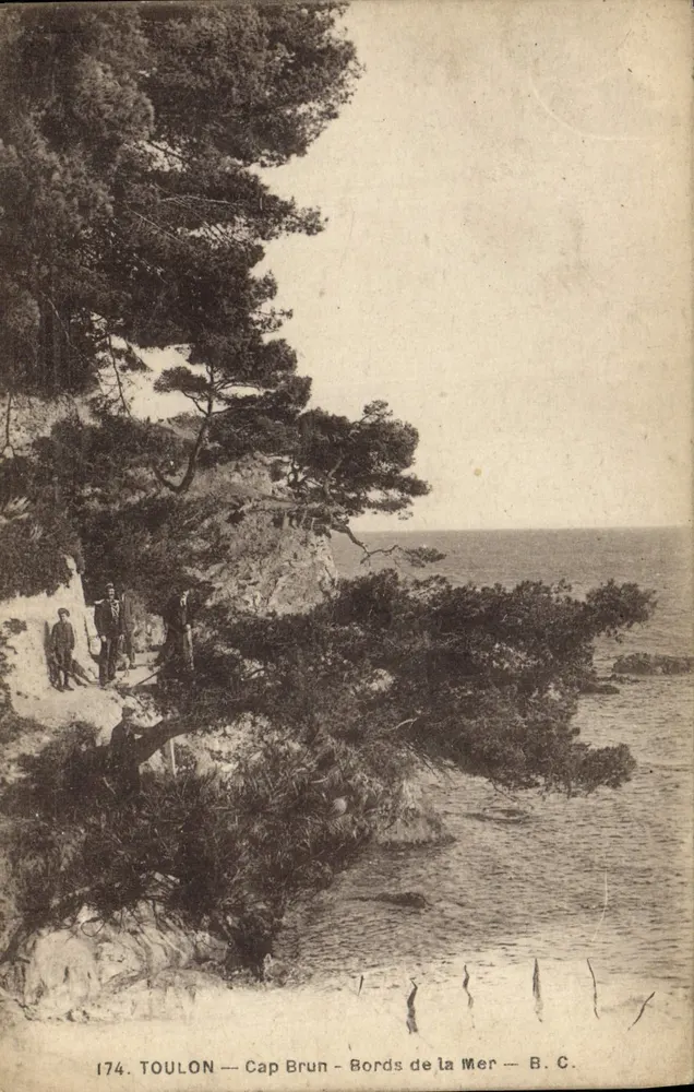 Toulon — Cap Brun — Bordas do Mar — B.C. — n°174 - Frente