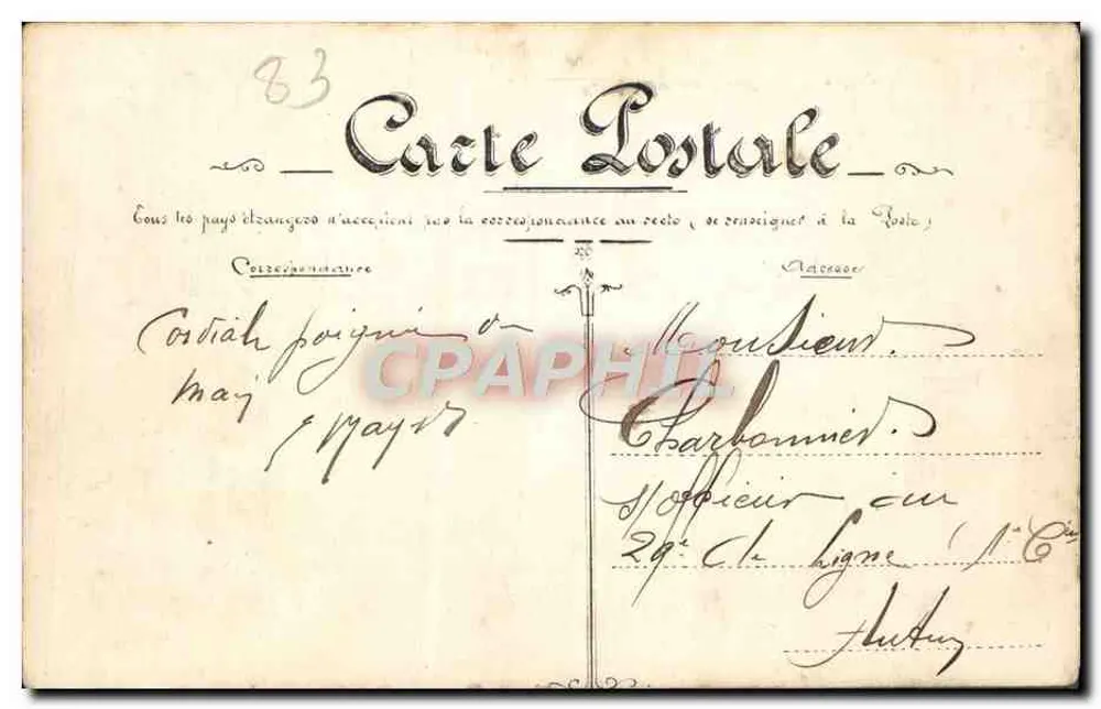 Toulon Hafen — Das Quadrat des Hafens — Ansichtskarte n°151 - Rückseite