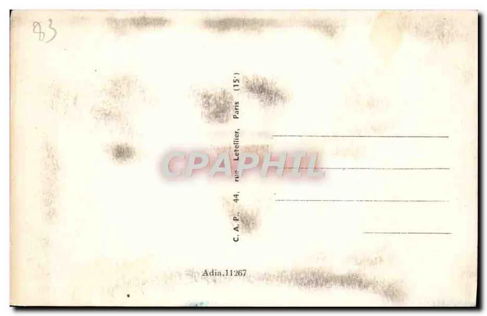 Toulon — Ansicht der Kais — Adia, n° 11267 - Rückseite