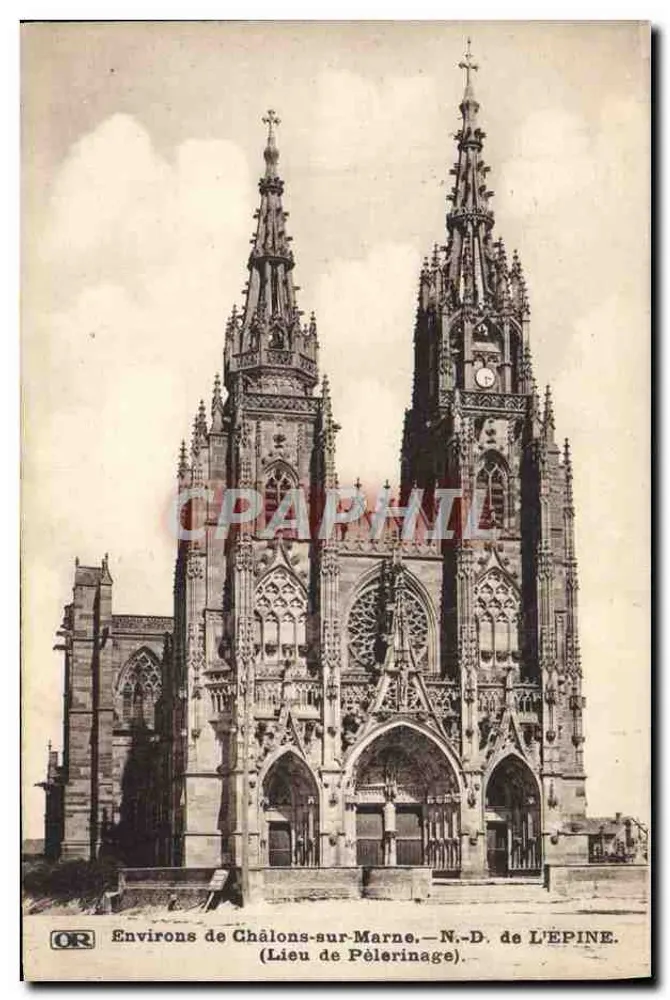 Umgebung von Châlons-sur-Marne — N.-D. de L'Épine (Pilgerstätte) — OR - Vorderseite