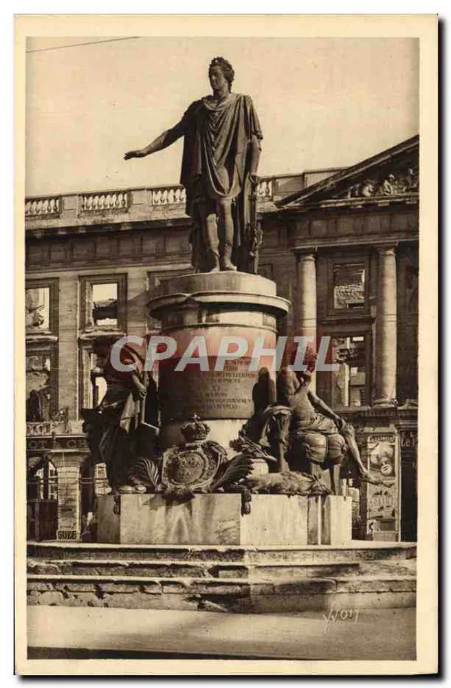 Statue von Louis XV — Place Royale — Les Éditions d'Art YVON, Paris - Vorderseite
