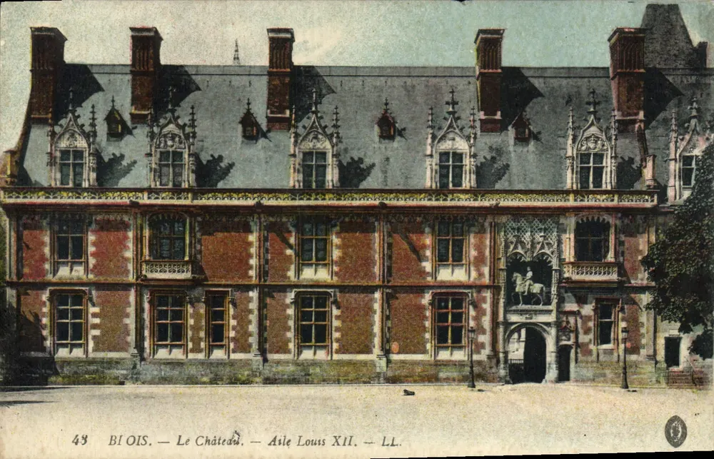 Blois — Schloss — Flügel von Louis XII — LL - Vorderseite