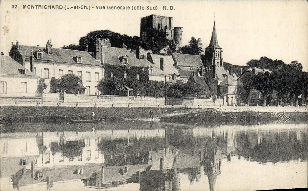 Montrichard (Loir-et-Cher) — Vista Geral (lado Sul) — R. D. - Frente