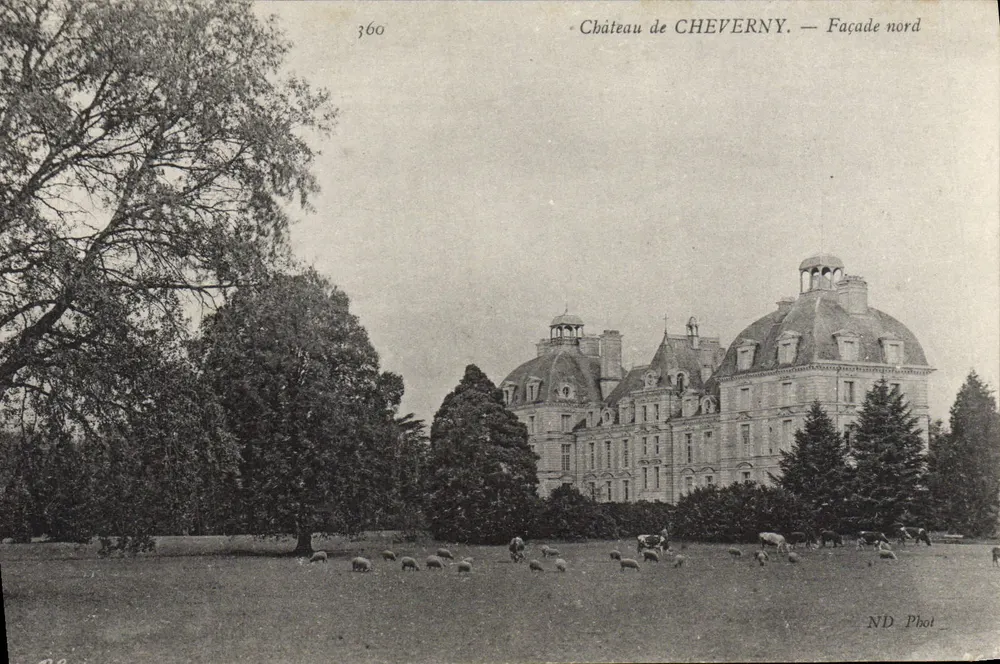 Castelo de CHEVERNY — Facha norte — ND Phot, n° 360 - Frente