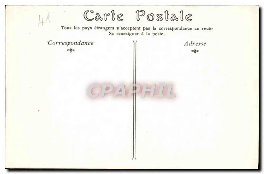 Castelo de CHEVERNY — Facha norte — ND Phot, n° 360 - Verso