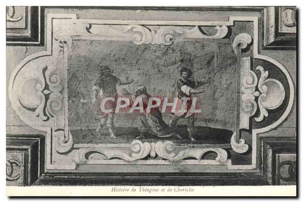História de Téagene e de Caricleia — cena de fresco — editor não identificado - Frente
