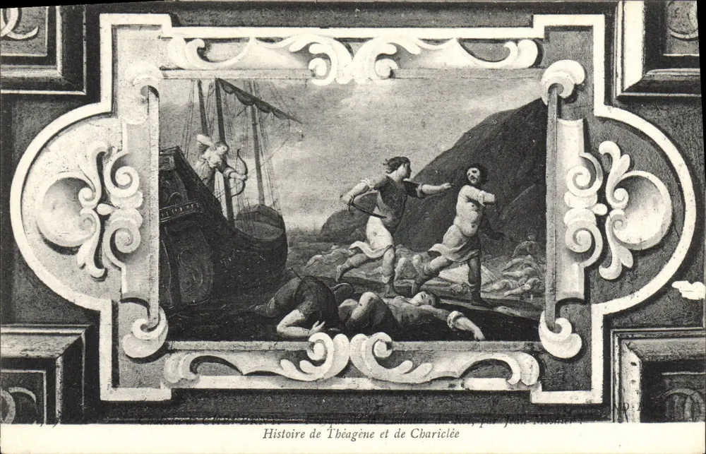 Geschichte von Théagène und Chariclée — Szene eines Schiffbruchs und Kampfes — Verlag unbekannt - Vorderseite
