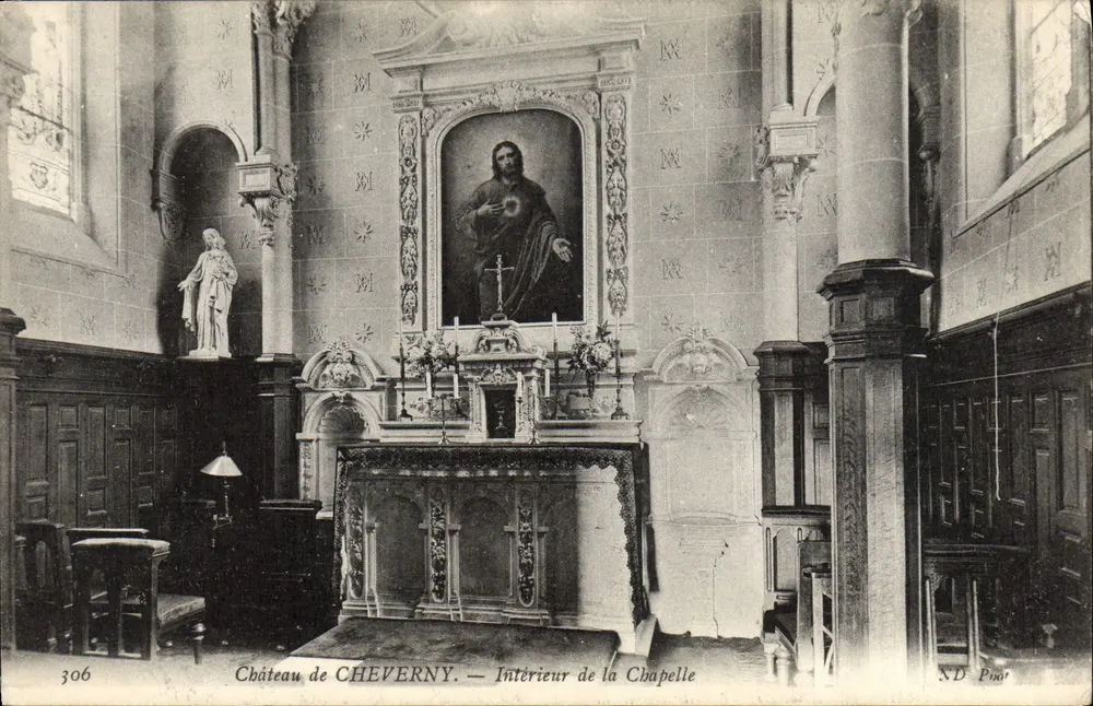 Castelo de Cheverny — Interior da Capela - Frente