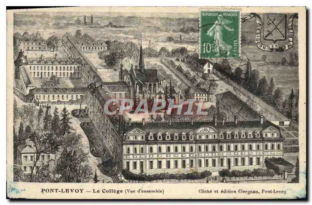 PONT-LEVOY — O Colégio (Visão geral) — Cliché e edição Clergna, Pont-Levoy - Frente