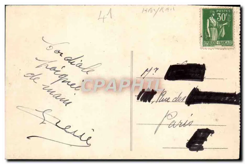Romorantin (Loiret-et-Cher) — La Sauldre und das Moulin des Garçonnets — Sammlung E. Coueyret - Rückseite