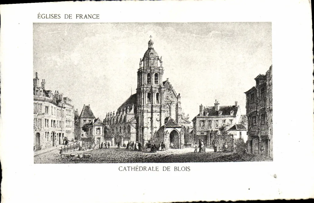 Catedral de Blois — Igrejas da França — Editor: - Frente