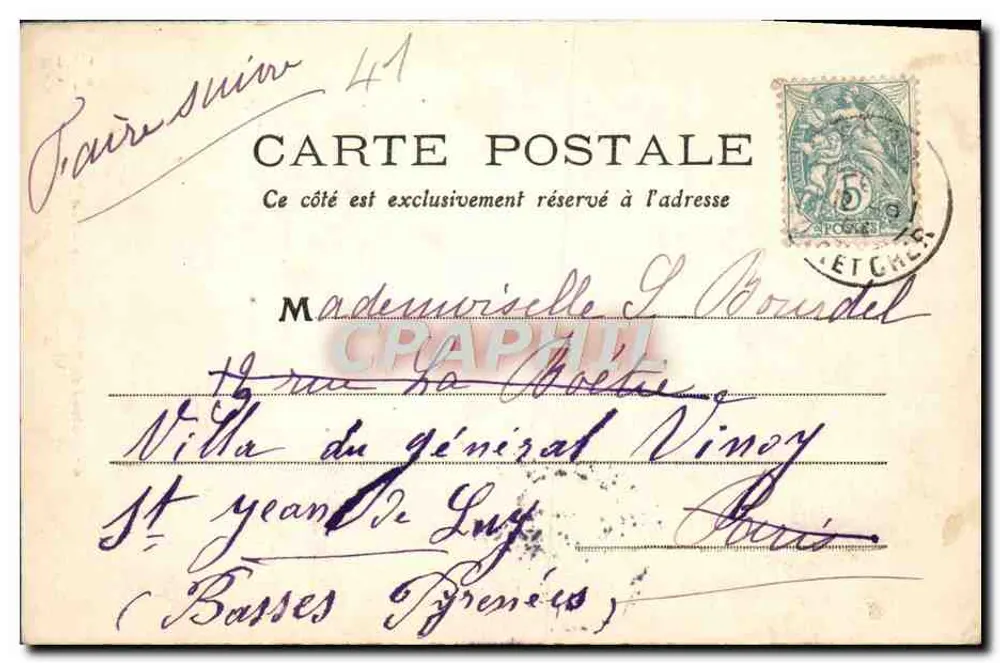 Schloss BLOIS, Flügel von Ludwig XII — La Porterie — M.T. (Verlag) - Rückseite