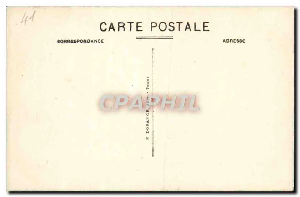 Montoire (Loir-et-Cher) — Vista geral do Castelo (século XII) lado Sul. Fortaleza retomada pelos Plantagenetas por Filipe-Augusto e Ricardo-Coração-de-Leão (1190) desmantelada sob Henrique IV após a Liga - Verso