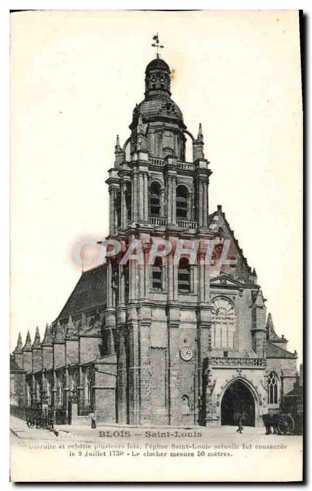 BLOIS — Santo Luís — Igreja e torre sineira - Frente