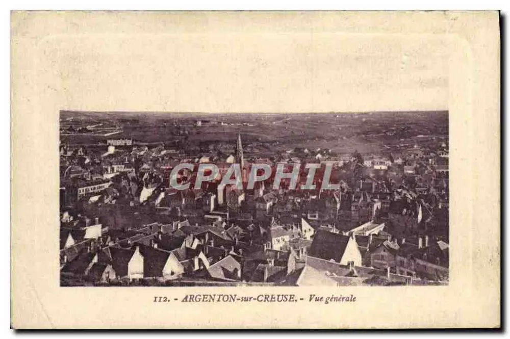 Argenton-sur-Creuse — Vista geral — n° 112 - Frente
