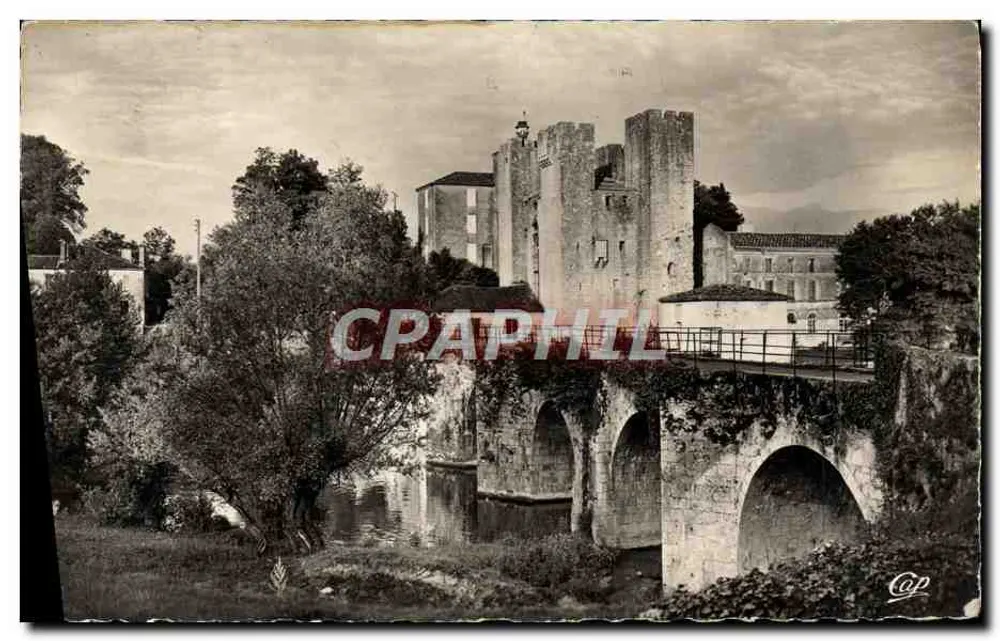 Barbaste, das Mühle der Tours und die Brücke — Um NERAC — Réal Photo - Vorderseite