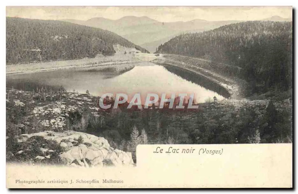 O Lago Negro (Vosges) — Fotografia artística J. Schoeplin Mulhouse - Frente
