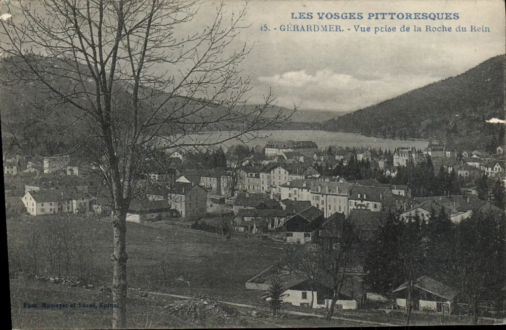 Gérardmer — Ansicht vom Roche du Rein — Verlag Manoyer et Euret, Epinal - Vorderseite