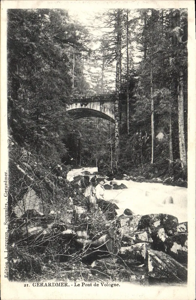 GERARDMER - O Ponte de Vologne — Edição A. Lattreron, n°21 - Frente