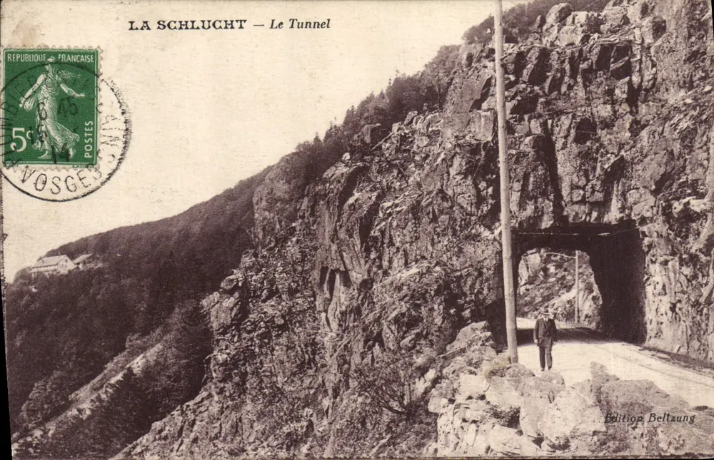 La Schlucht — O Túnel — Edição Beltzung - Frente