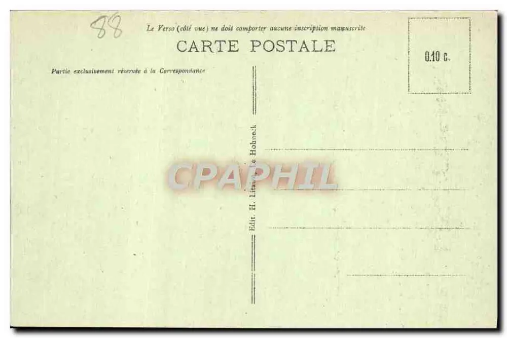O Hohneck (alt. 1.366 m.) — vista panorâmica — H. Linné & Hohneck, n° 147 - Verso