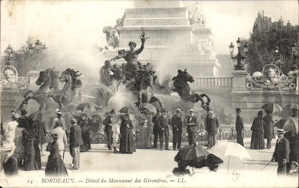 Bordeaux — Detail des Girondins-Denkmals — LL. - Vorderseite
