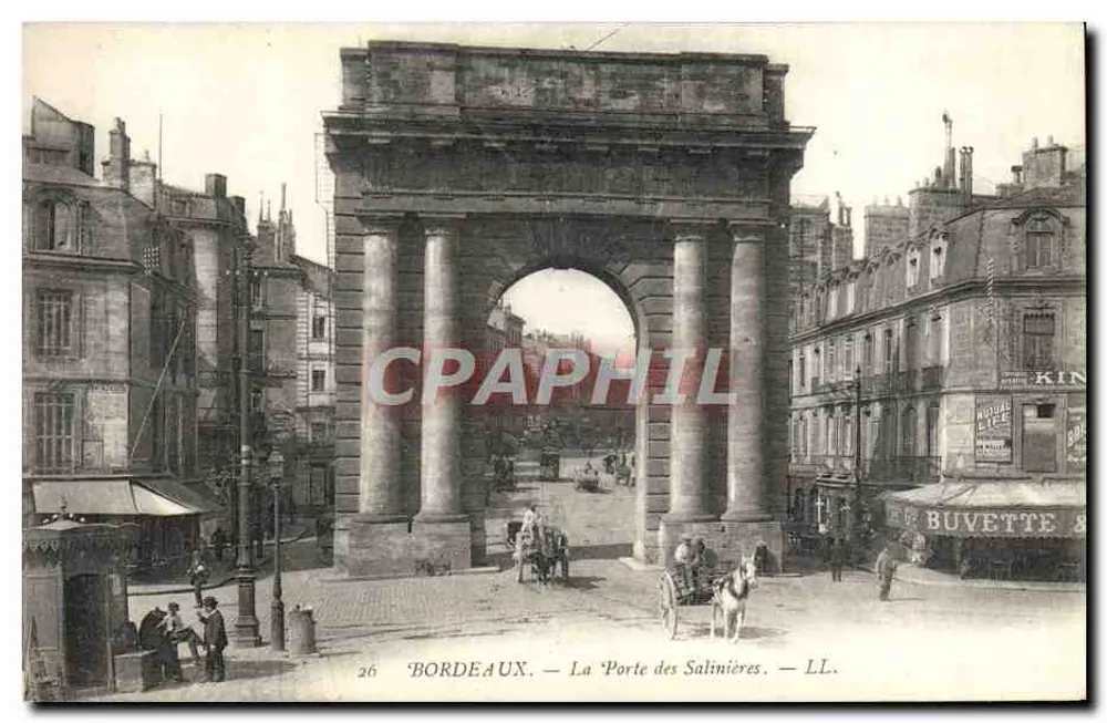 Bordeaux — A Porta das Salinas — LL. n°26 - Frente
