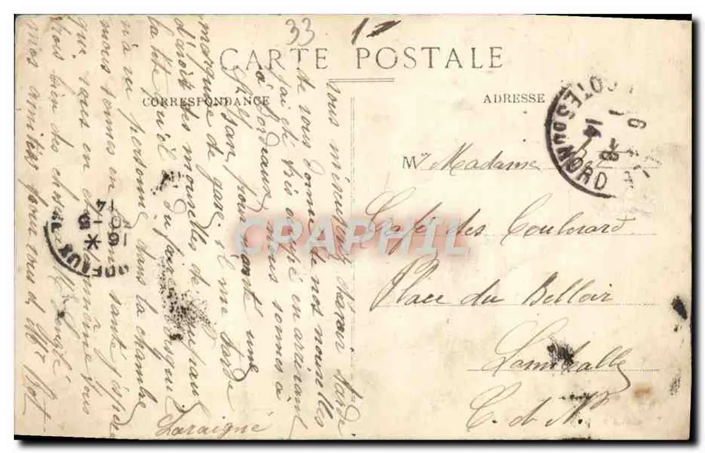 St-Mariens-St-Yzan (Gironde) — Le Passage à Niveau — Édition Robert - Rückseite