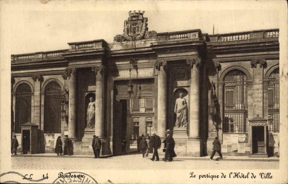 Der Bogen des Rathauses — Bordeaux — L.C. 14 - Vorderseite