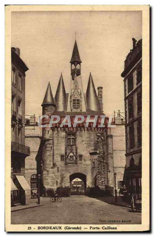 Bordeaux (Gironde) — Porta Cailleau — Fot. Combier Macon - Frente
