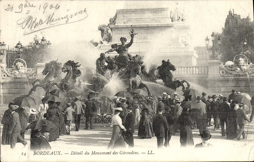 Bordeaux — Detail des Girondins-Monuments — LL. Nr. 14 - Vorderseite