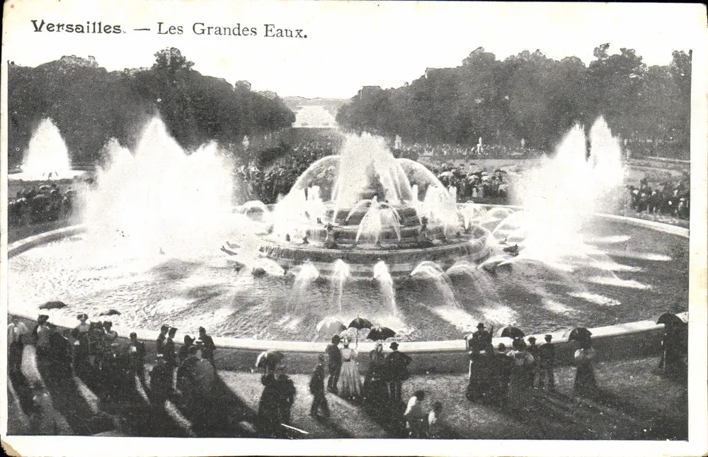 Versailles — As Grandes Águas. - Frente