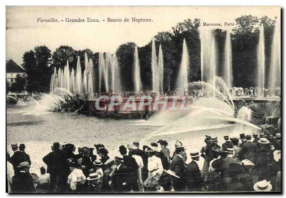 Versailles - Grandes Eaux - Bassin de Neptune — Marniuse, Paris - Vorderseite
