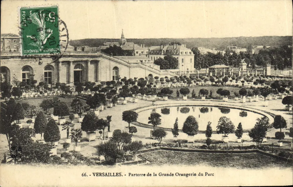 Versailles - Parterre der Grande Orangerie im Park — Verlag nicht sichtbar, Seriennummer 66 - Vorderseite