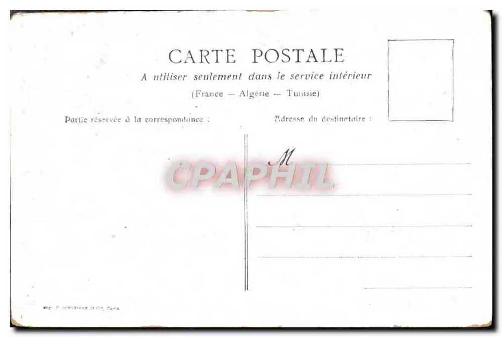 Versailles — Palácio do Petit Trianon — editor não identificado - Verso