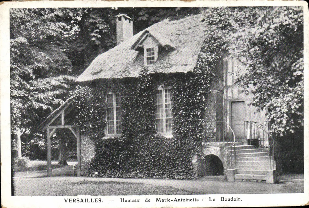 Versailles — Hameau von Marie-Antoinette: Der Boudoir - Vorderseite