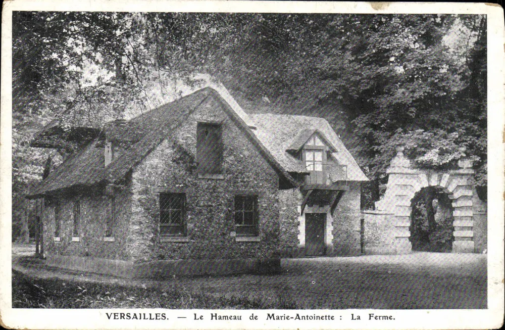 Versailles — Hameau Marie-Antoinette: Ferma - Awers