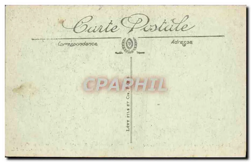 La Firma de la Paz de la Gran Guerra — Versalles — Galería de los Espejos — LL. - Reverso
