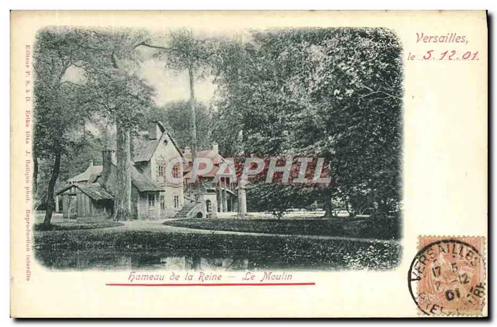 Hameau de la Reine — Le Moulin — Éditeur Keller & Cie, Versailles - Recto