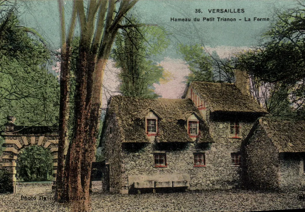 Versailles - Hameau du Petit Trianon - Die Farm — Photo David & Cie, Nr. 36 - Vorderseite