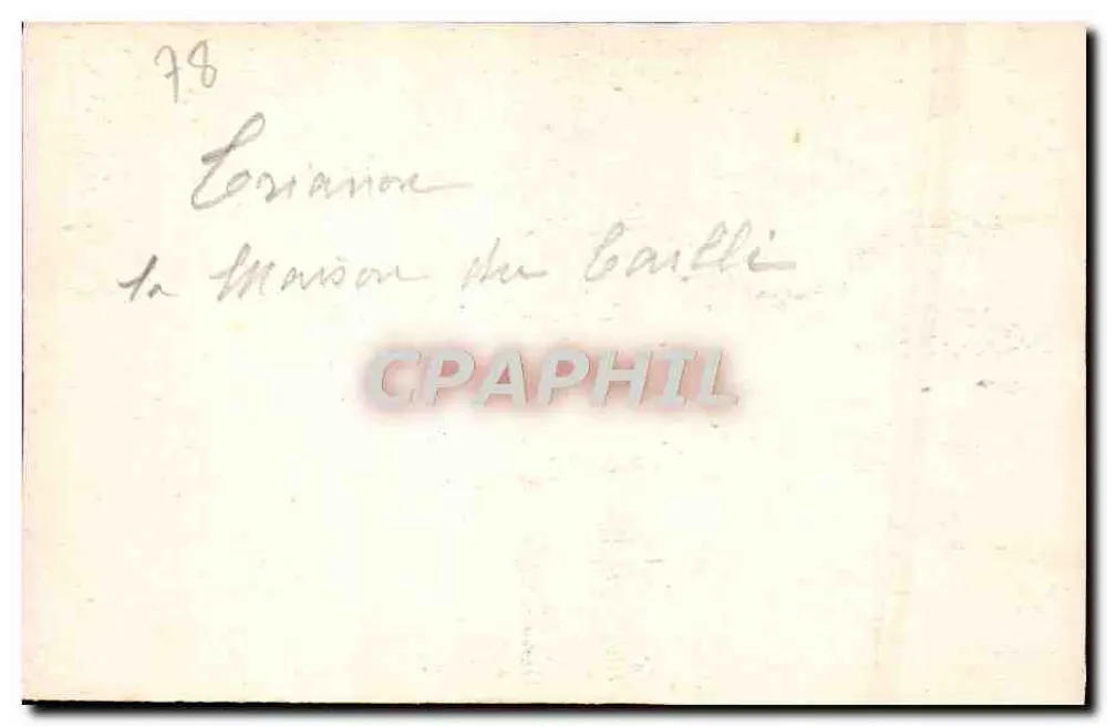 A Casa do Bâtille — Loire-Atlantique — editor desconhecido, n° 78 - Verso