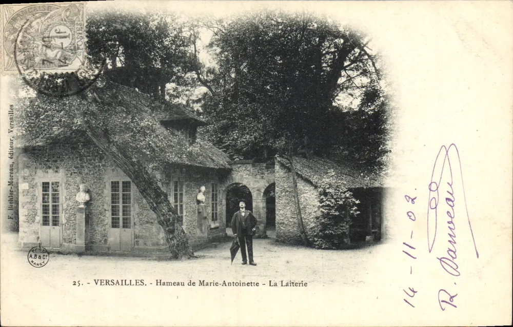 Versailles - Hameau de Marie-Antoinette - La Laiterie — F. Riehler-Moreau, Verlag, Versailles, n°25 - Vorderseite