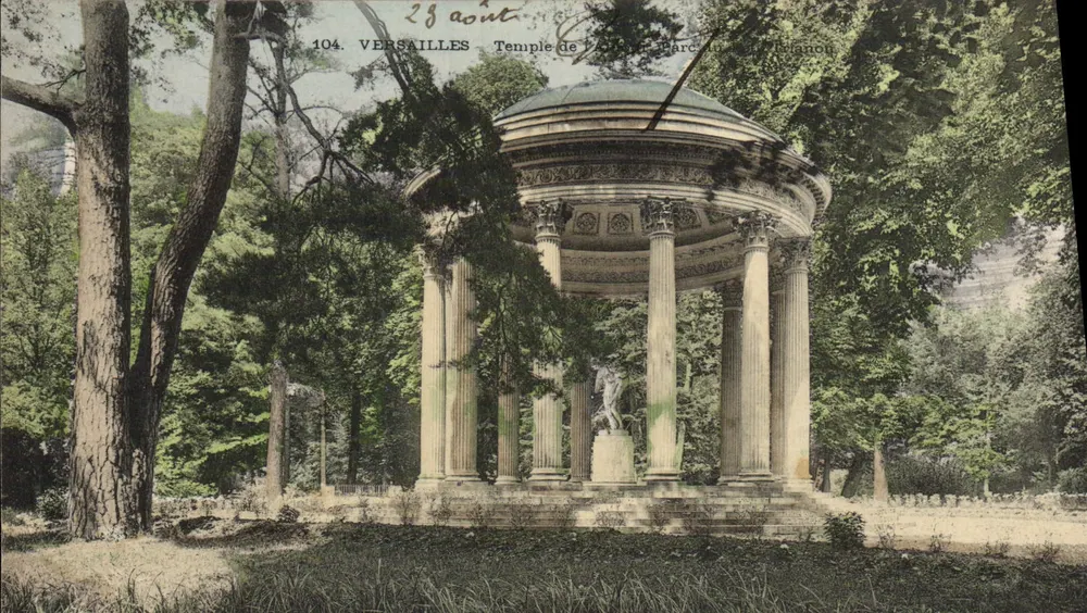 Versailles — Tempel Miłości, park Pałacu — wydawca anonimowy, n° 104 - Awers