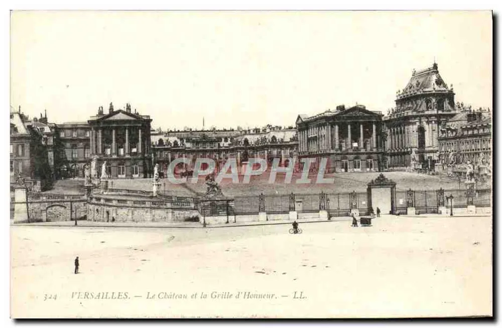Versailles — Das Schloss und das Ehrentor — LL. - Vorderseite