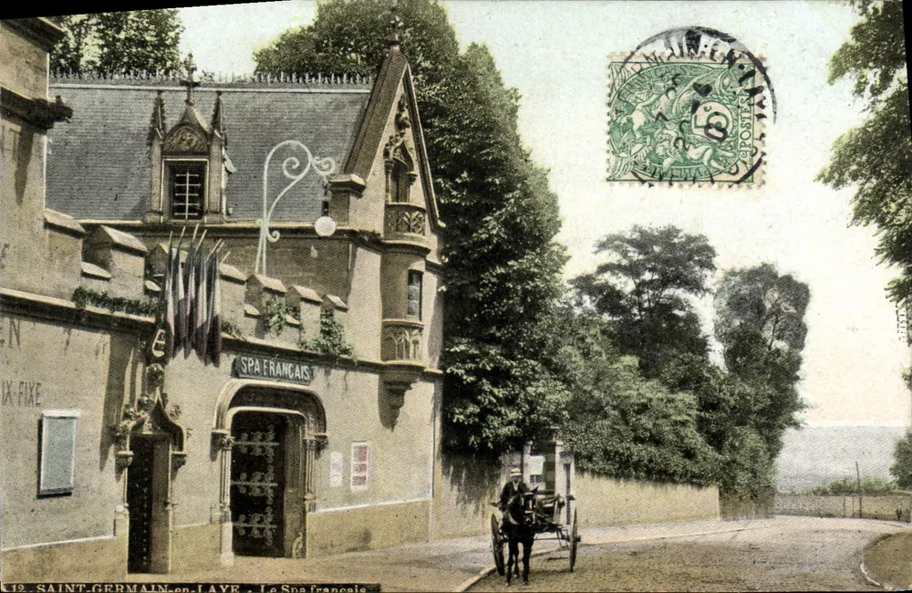 Saint-Germain-en-Laye — O Spa Francês — editor L.V. & Cie, n°12 - Frente