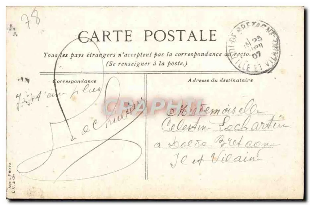 Saint-Germain-en-Laye — O Spa Francês — editor L.V. & Cie, n°12 - Verso