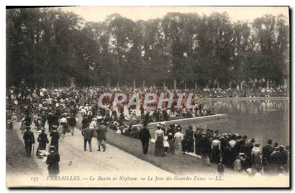 Versailles — Bassin Neptuns — Der Tag der Großen Wasser — LL. — n° 1557 - Vorderseite